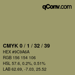 Color code: CMYK 0 / 1 / 32 / 39 | qconv.com