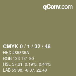 Color code: CMYK 0 / 1 / 32 / 48 | qconv.com