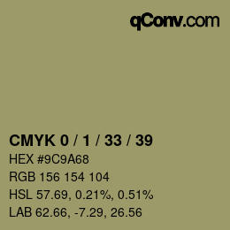 Color code: CMYK 0 / 1 / 33 / 39 | qconv.com