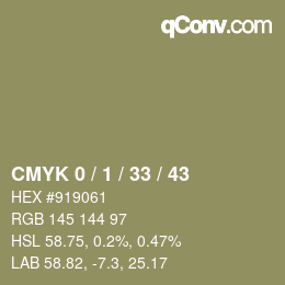 Color code: CMYK 0 / 1 / 33 / 43 | qconv.com