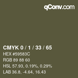 Color code: CMYK 0 / 1 / 33 / 65 | qconv.com