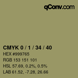 Color code: CMYK 0 / 1 / 34 / 40 | qconv.com