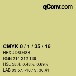 Color code: CMYK 0 / 1 / 35 / 16 | qconv.com