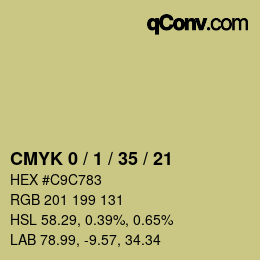 Color code: CMYK 0 / 1 / 35 / 21 | qconv.com