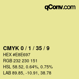Color code: CMYK 0 / 1 / 35 / 9 | qconv.com