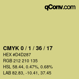 颜色代码: CMYK 0 / 1 / 36 / 17 | qconv.com