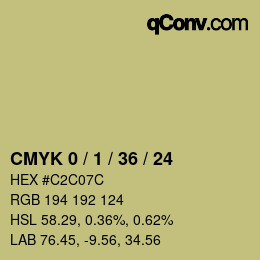 Color code: CMYK 0 / 1 / 36 / 24 | qconv.com