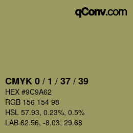 Color code: CMYK 0 / 1 / 37 / 39 | qconv.com