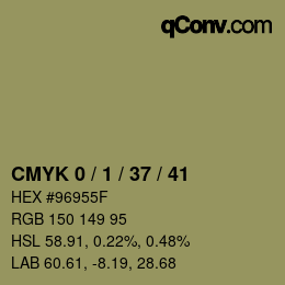 Color code: CMYK 0 / 1 / 37 / 41 | qconv.com