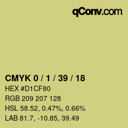 Color code: CMYK 0 / 1 / 39 / 18 | qconv.com