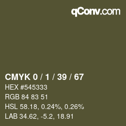 Color code: CMYK 0 / 1 / 39 / 67 | qconv.com