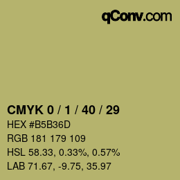 カラーコード: CMYK 0 / 1 / 40 / 29 | qconv.com