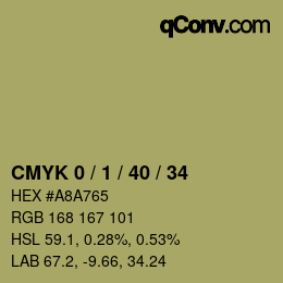 Color code: CMYK 0 / 1 / 40 / 34 | qconv.com