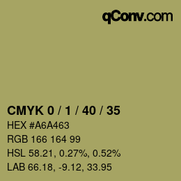 Color code: CMYK 0 / 1 / 40 / 35 | qconv.com