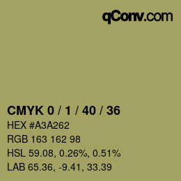 Color code: CMYK 0 / 1 / 40 / 36 | qconv.com