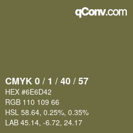 Color code: CMYK 0 / 1 / 40 / 57 | qconv.com