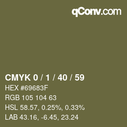 Color code: CMYK 0 / 1 / 40 / 59 | qconv.com