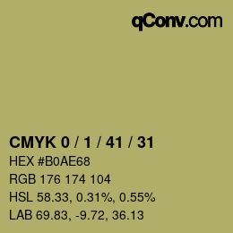 Color code: CMYK 0 / 1 / 41 / 31 | qconv.com