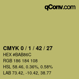 Color code: CMYK 0 / 1 / 42 / 27 | qconv.com