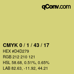 Color code: CMYK 0 / 1 / 43 / 17 | qconv.com