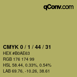 Color code: CMYK 0 / 1 / 44 / 31 | qconv.com