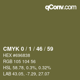 Color code: CMYK 0 / 1 / 46 / 59 | qconv.com