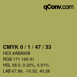 Color code: CMYK 0 / 1 / 47 / 33 | qconv.com