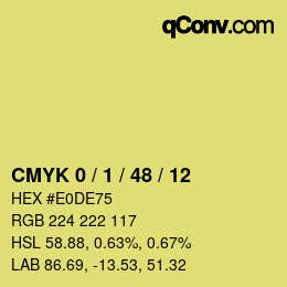 Color code: CMYK 0 / 1 / 48 / 12 | qconv.com