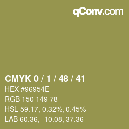 Color code: CMYK 0 / 1 / 48 / 41 | qconv.com