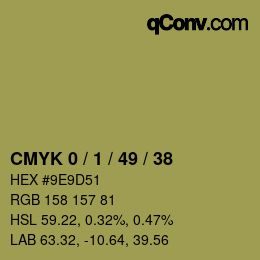 Color code: CMYK 0 / 1 / 49 / 38 | qconv.com