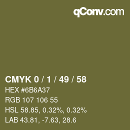 Color code: CMYK 0 / 1 / 49 / 58 | qconv.com