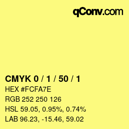 Color code: CMYK 0 / 1 / 50 / 1 | qconv.com