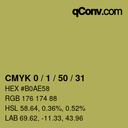 Color code: CMYK 0 / 1 / 50 / 31 | qconv.com