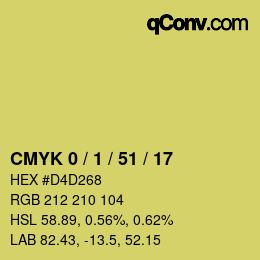 Color code: CMYK 0 / 1 / 51 / 17 | qconv.com