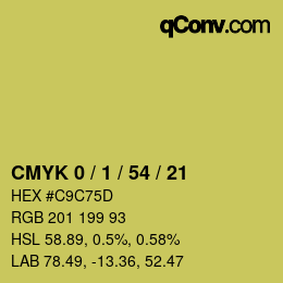 Color code: CMYK 0 / 1 / 54 / 21 | qconv.com