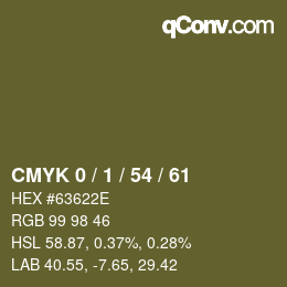 Color code: CMYK 0 / 1 / 54 / 61 | qconv.com