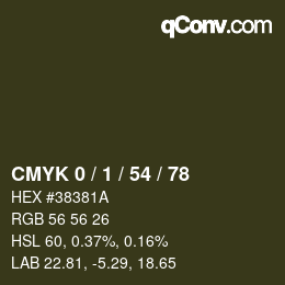 Color code: CMYK 0 / 1 / 54 / 78 | qconv.com