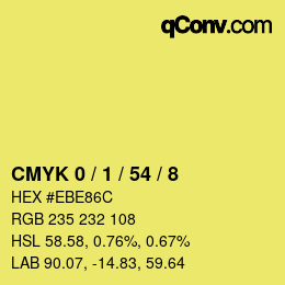 Color code: CMYK 0 / 1 / 54 / 8 | qconv.com