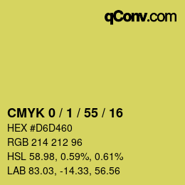 Color code: CMYK 0 / 1 / 55 / 16 | qconv.com