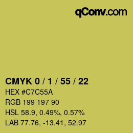 Color code: CMYK 0 / 1 / 55 / 22 | qconv.com