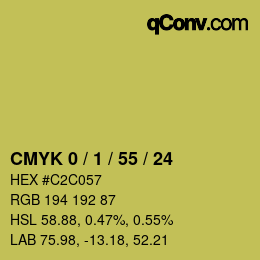 Color code: CMYK 0 / 1 / 55 / 24 | qconv.com