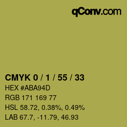 Color code: CMYK 0 / 1 / 55 / 33 | qconv.com