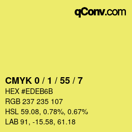 Color code: CMYK 0 / 1 / 55 / 7 | qconv.com