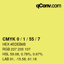 Color code: CMYK 0 / 1 / 55 / 7 | qconv.com