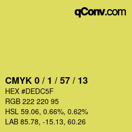 Color code: CMYK 0 / 1 / 57 / 13 | qconv.com