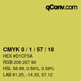 Color code: CMYK 0 / 1 / 57 / 18 | qconv.com