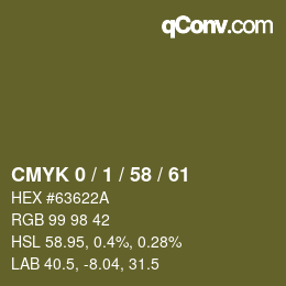Color code: CMYK 0 / 1 / 58 / 61 | qconv.com