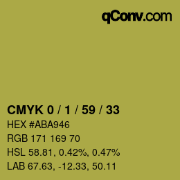 Color code: CMYK 0 / 1 / 59 / 33 | qconv.com