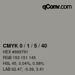 Color code: CMYK 0 / 1 / 5 / 40 | qconv.com