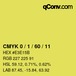 Color code: CMYK 0 / 1 / 60 / 11 | qconv.com